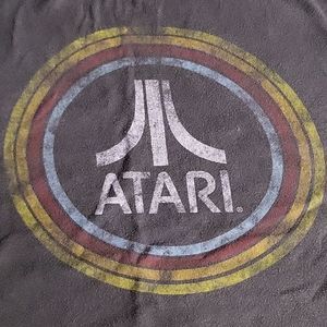 ATARI x RIPPLE‎ JUNCTION 2017 Grey Rainbow Logo T-Shirt Size L